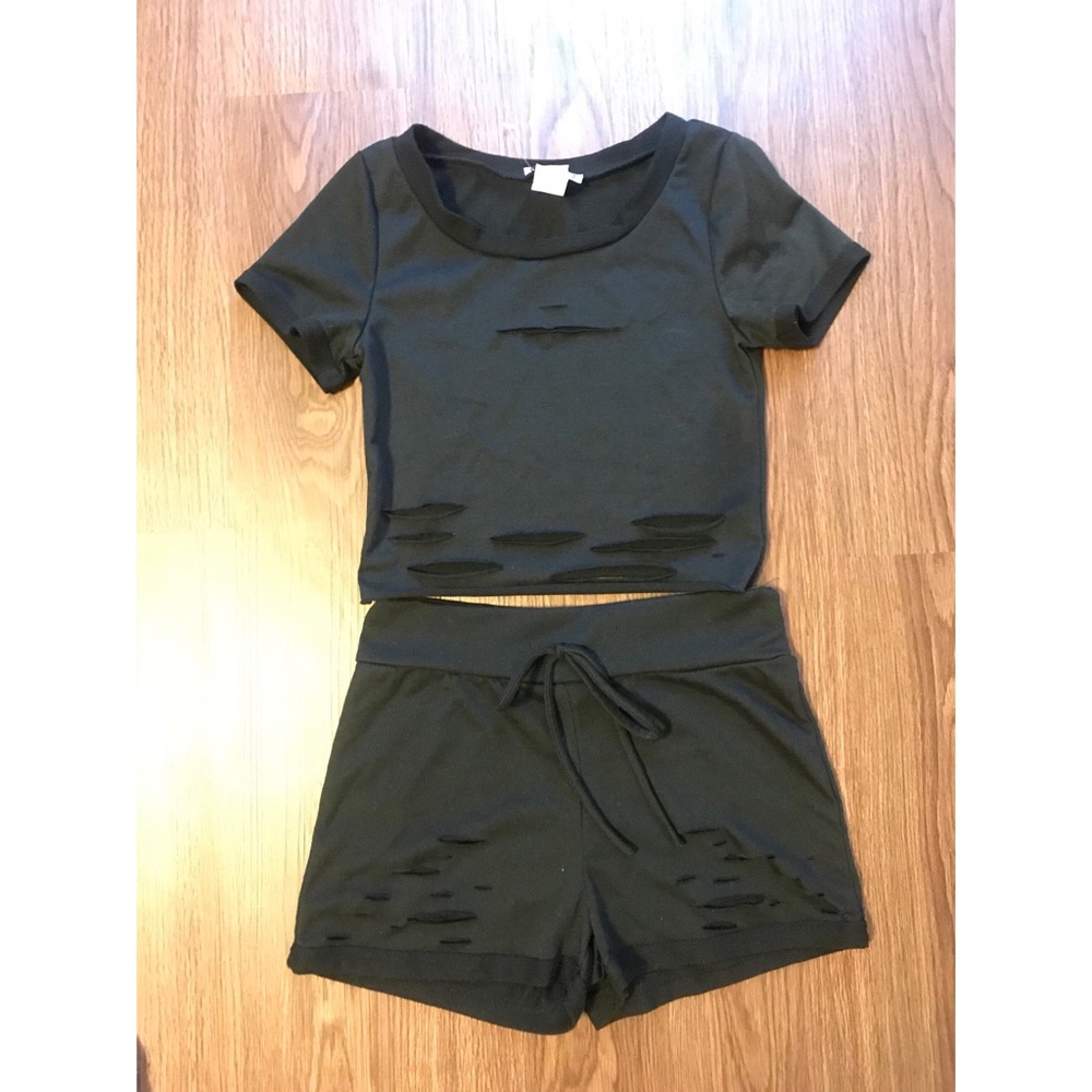 Distressed Short Set